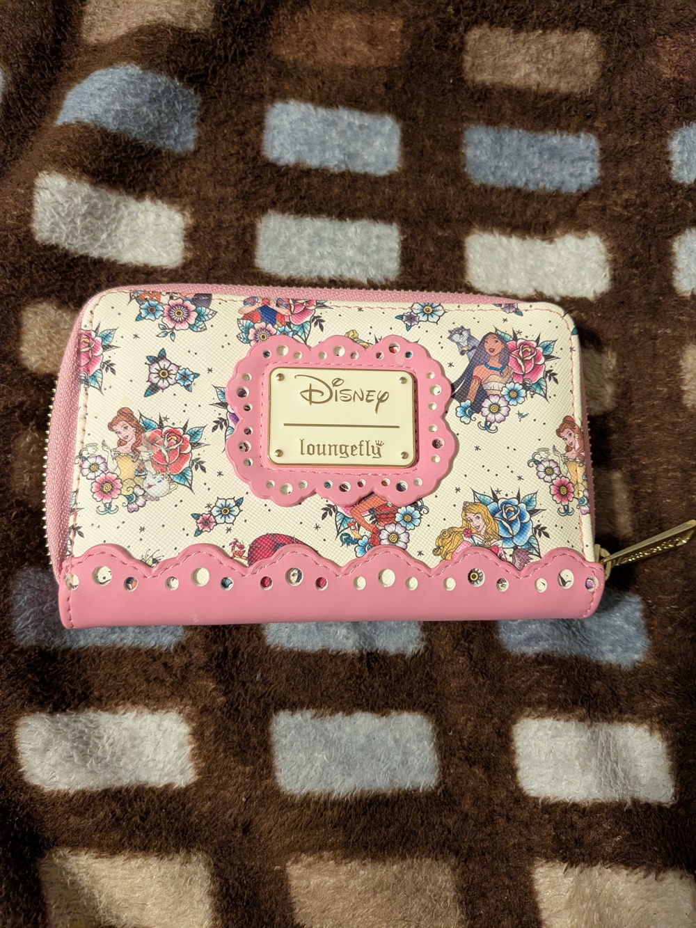 Loungefly Disney Princess Floral Zip Wallet